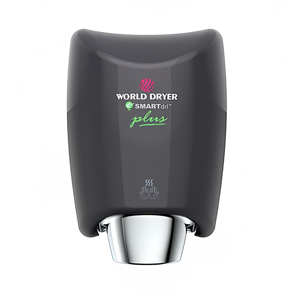 294-K162P2 Automatic Hand Dryer w/ 10 Second Dry Time - Black Aluminum, 120v