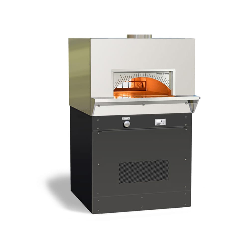 633-BISTRO4343 Bistro Floor Model Single Pizza Deck Oven - Natural Gas