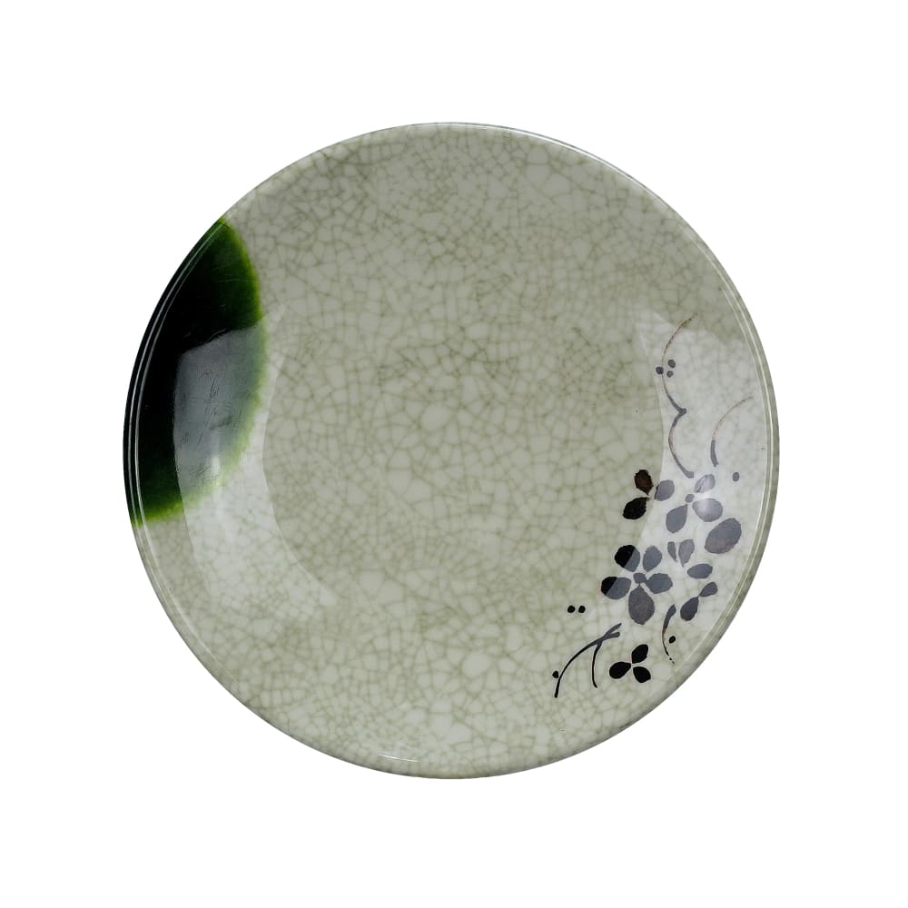 614-HO1708 8 1/4" Round Melamine Plate, Beige
