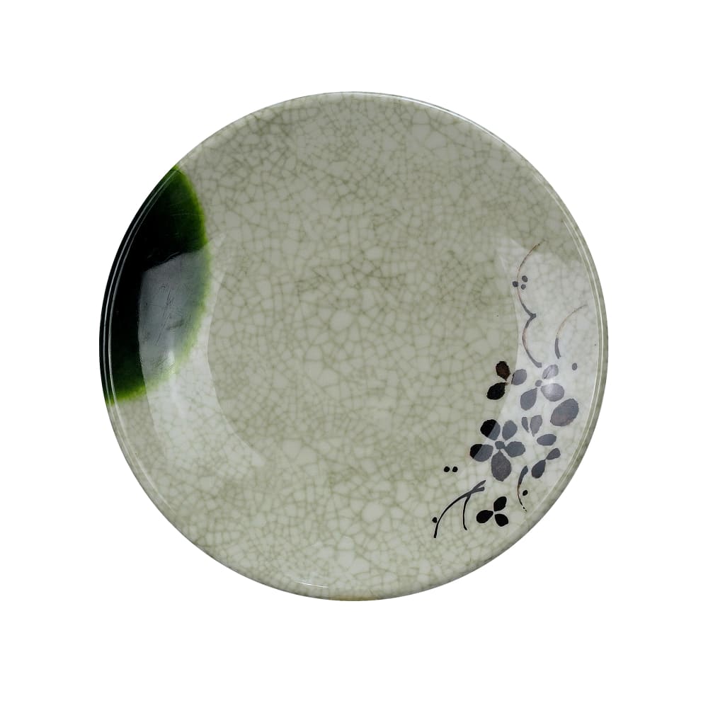614-HO1712 12" Round Melamine Plate, Beige