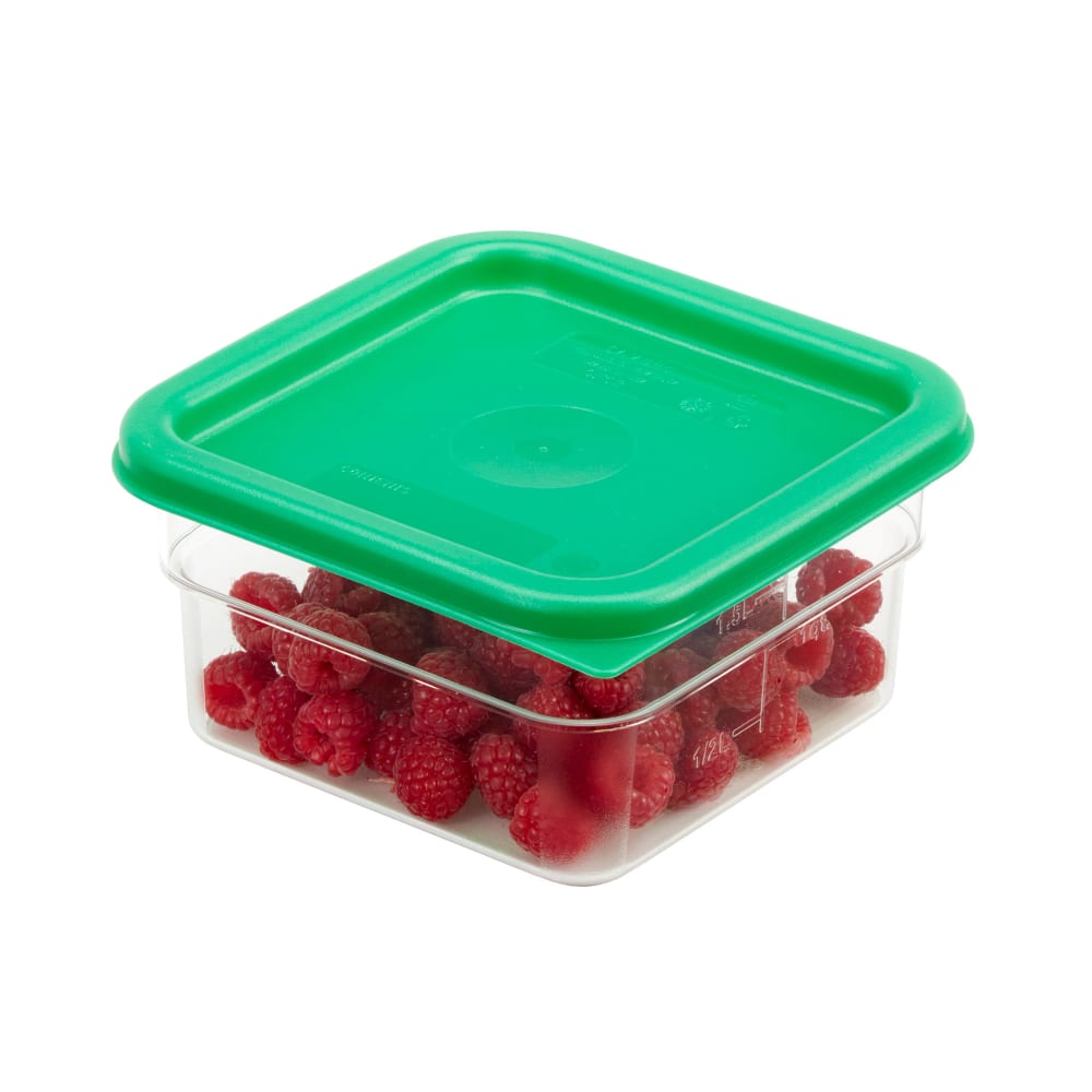 Cambro 2SFSCW135 2 qt Square Food Storage Container Cambro 2SFSCW135 2 qt Square Food Storage Container