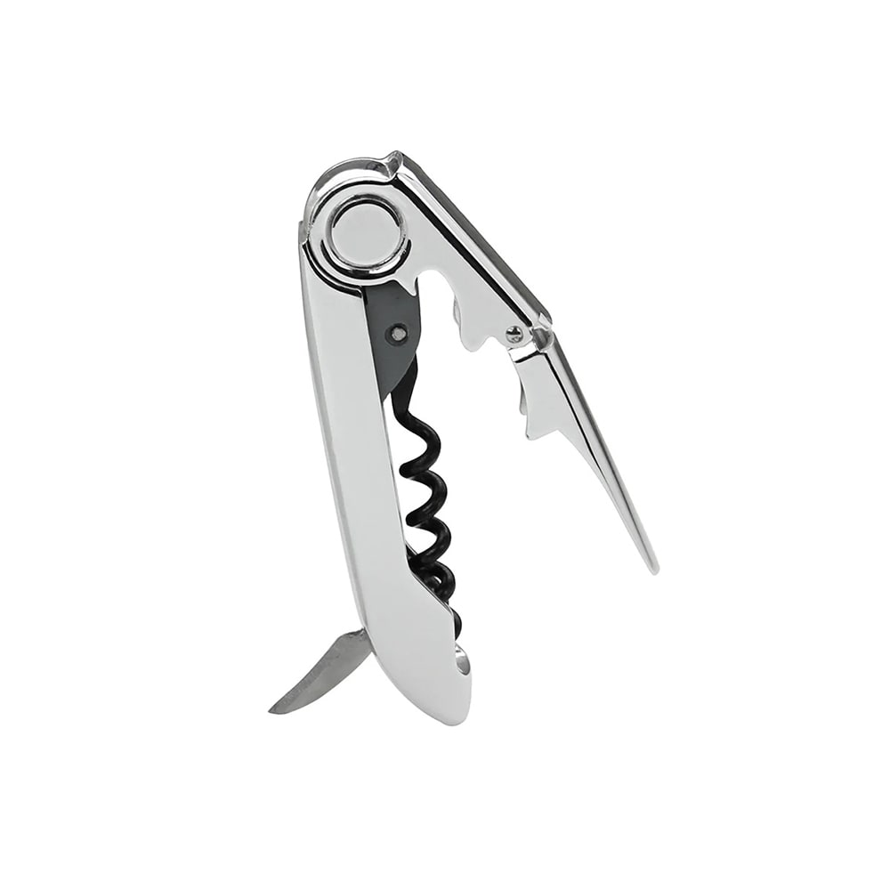 722-V9033 Double Step Lever Corkscrew, Chrome-Plated