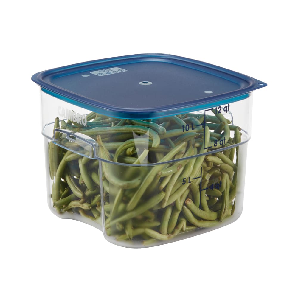 Cambro 12SFSPROCW135 12 qt FreshPro Square Food Storage Cambro 12SFSPROCW135 12 qt FreshPro Square Food Storage