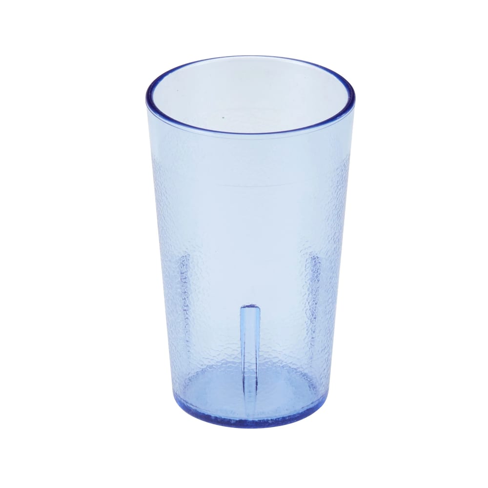 144-950P401 9 4/5 oz Slate Blue Textured Plastic Tumbler