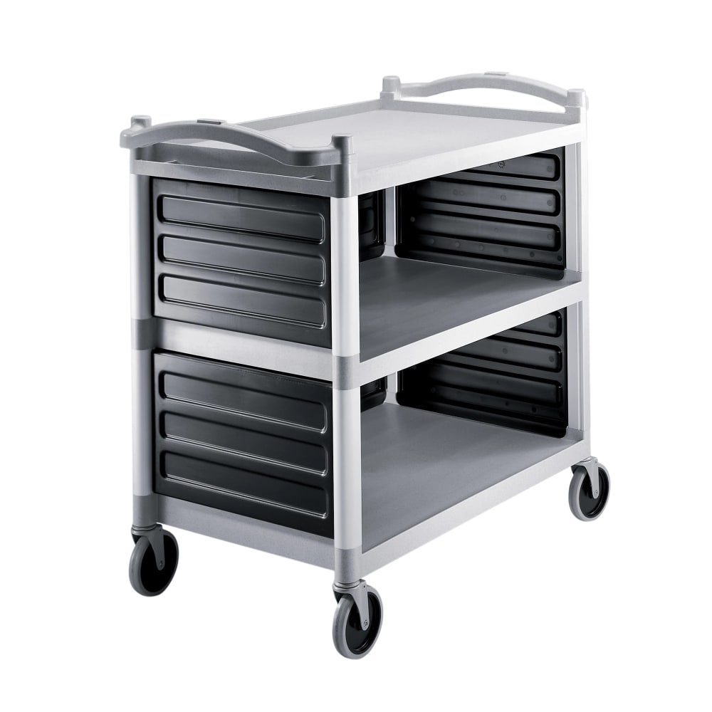 Cambro BC340KDP110 Single Shelf Panel Set for KD Utility Cart, Black