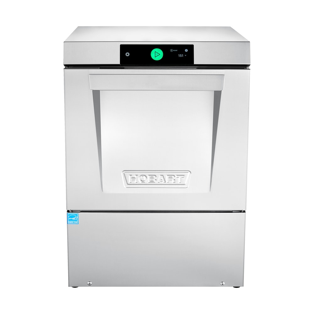 617-LXNH2 LXn Series High Temp Rack Undercounter Dishwasher w/ 48 Racks/hr Capacity, Built-in Boo...