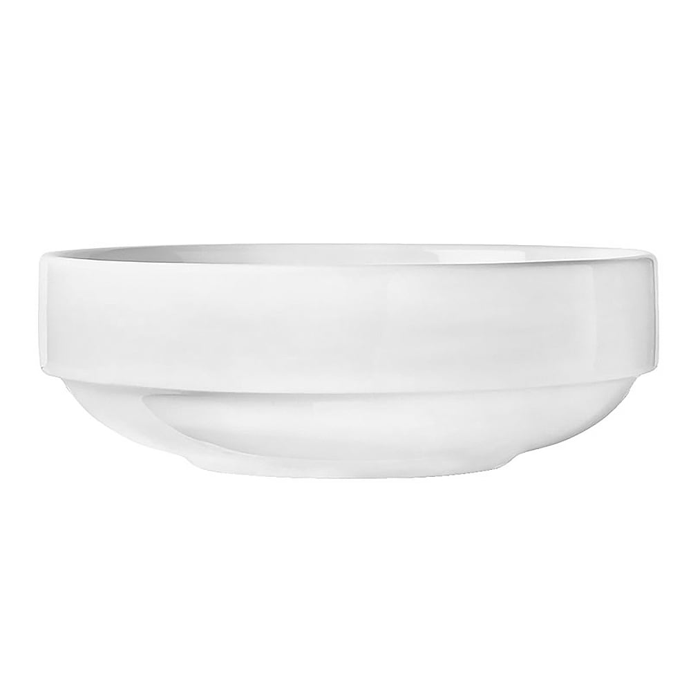 192-840330003 34 oz Round Porcelana™ Bowl - Porcelain, Bright White
