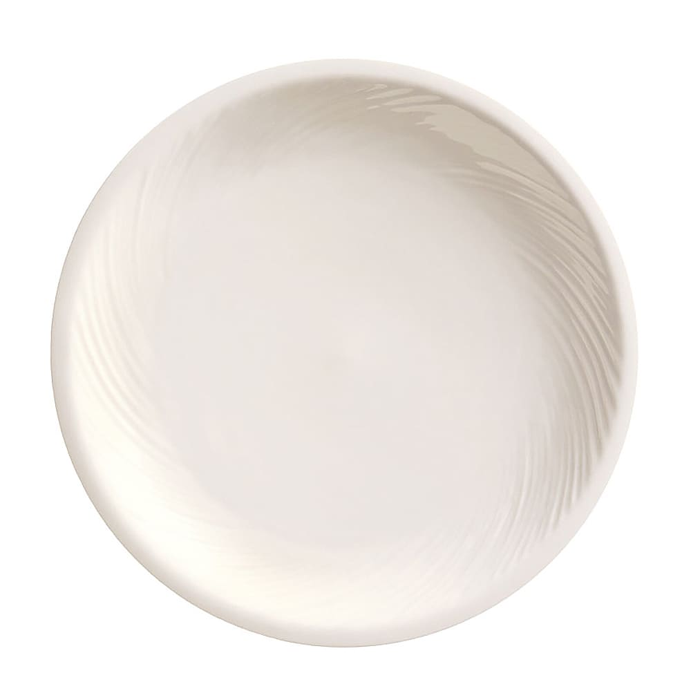 192-BO1145 9" Round Porcelain Pellet Plate w/ Wide Rim, Basics Orbis