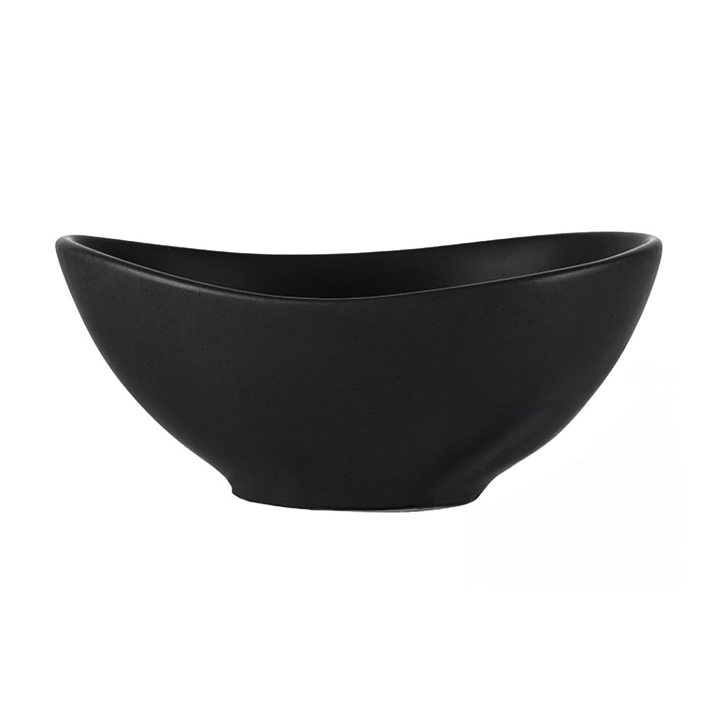 192-DRI5O 4" Oval Driftstone Bowl w/ 3 3/4 oz Capacity - Porcelain, Onyx