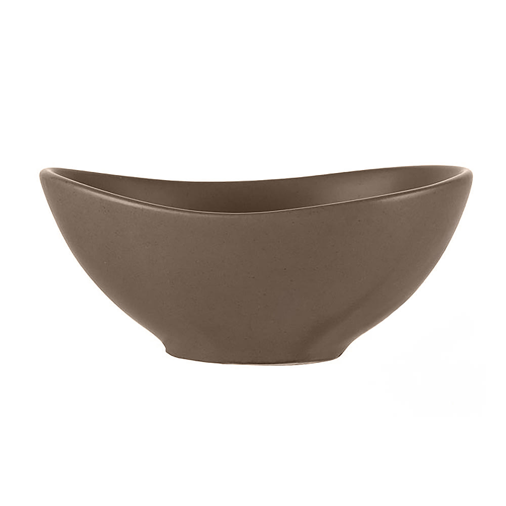 192-DRI5S 4" Oval Driftstone Bowl w/ 3 3/4 oz Capacity - Porcelain, Sand