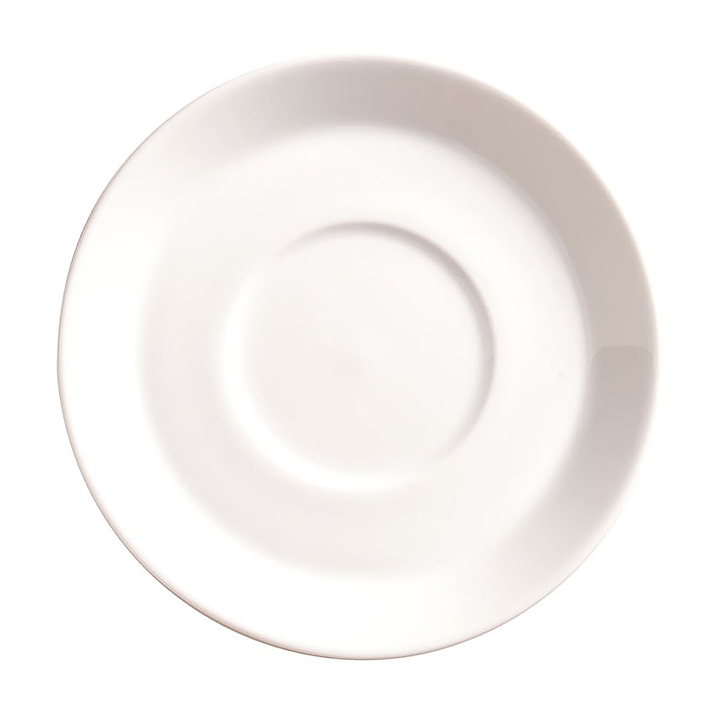 192-SYW5 4 3/4" Round Espresso Saucer - Ultra Bright White