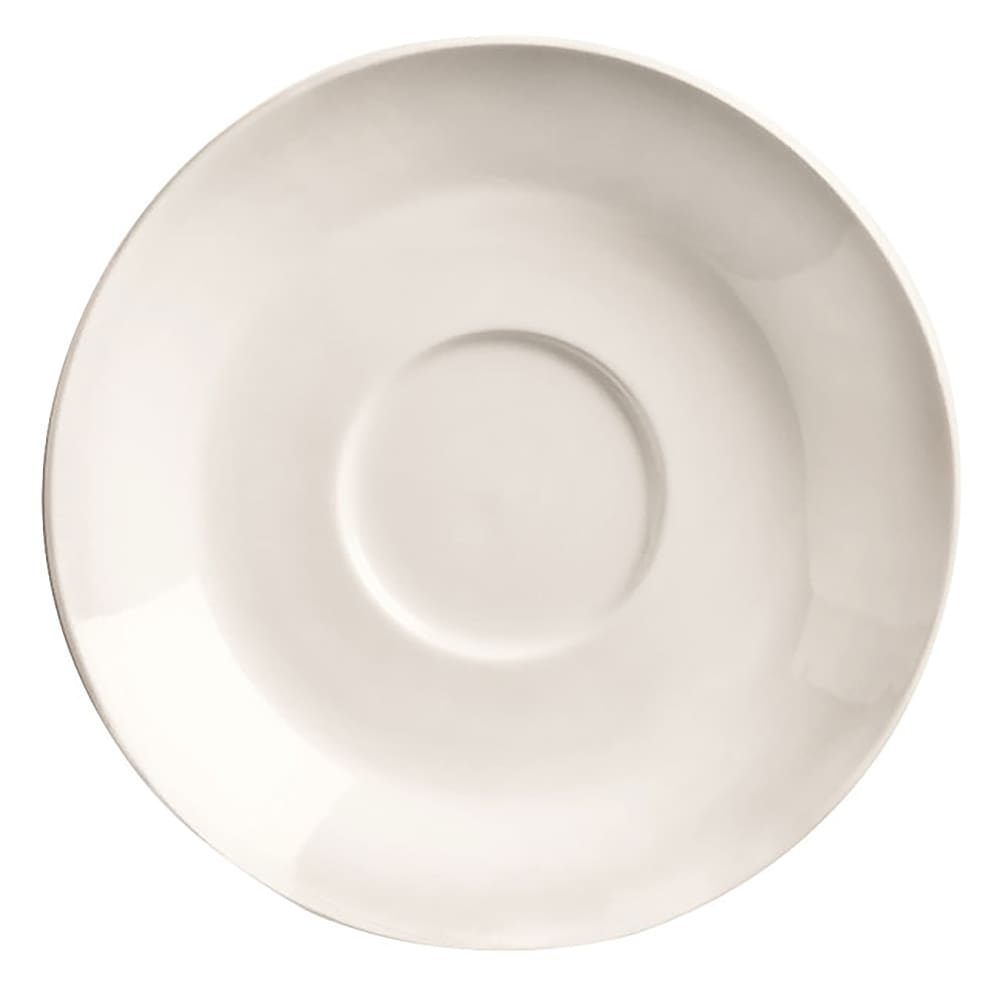 192-BW1160 4 1/2" Round Porcelain Espresso Saucer, Basics Collection
