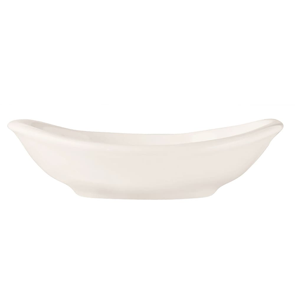 192-INF050 4 oz Oval Porcelain Fruit Bowl, Bright White, Infinity