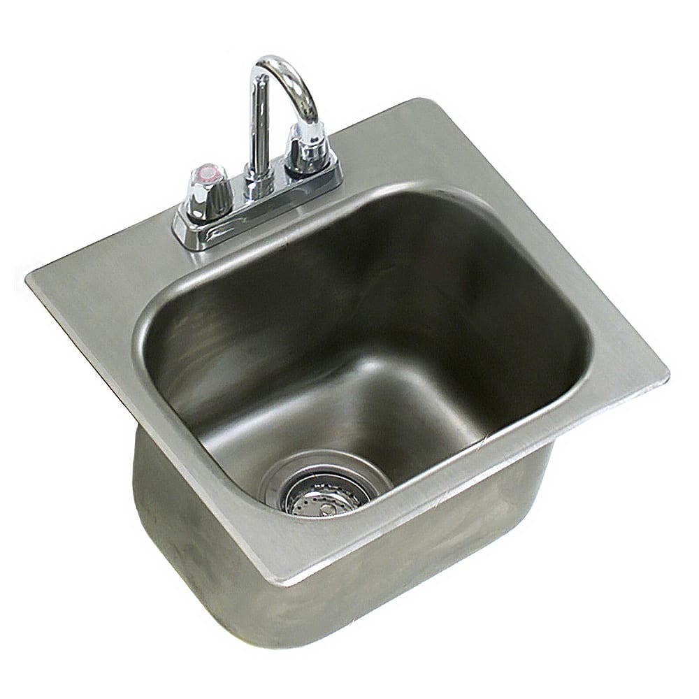 241-SR1410951 (1) Compartment Drop-in Sink - 14" x 10", Drain Included