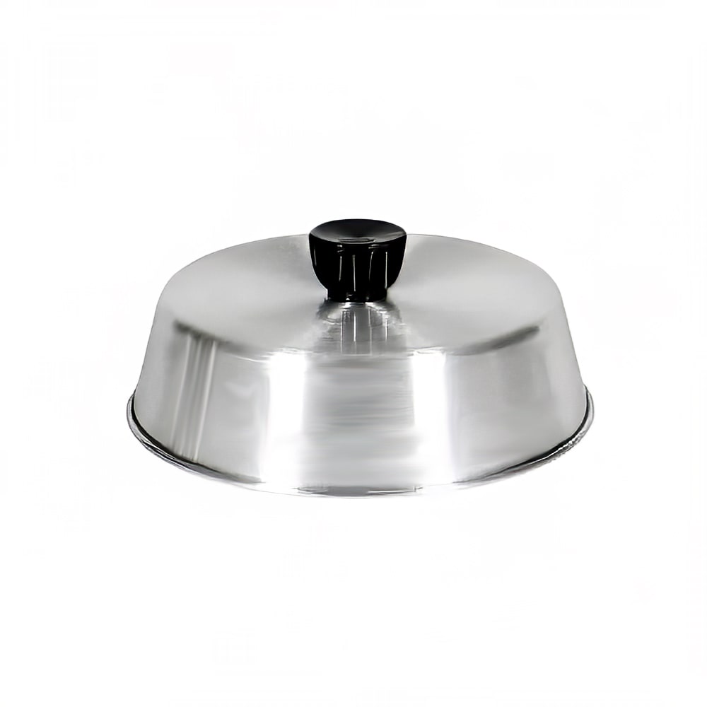 438-ALBC008 8" Grill Basting Cover w/ Bakelite Knob Handle, Aluminum