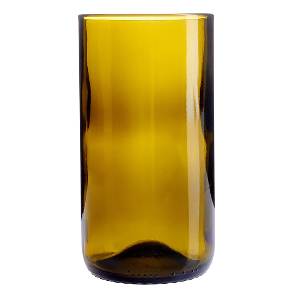 450-FJ062 16 oz Wine Bottom Tumbler Glass, Amber