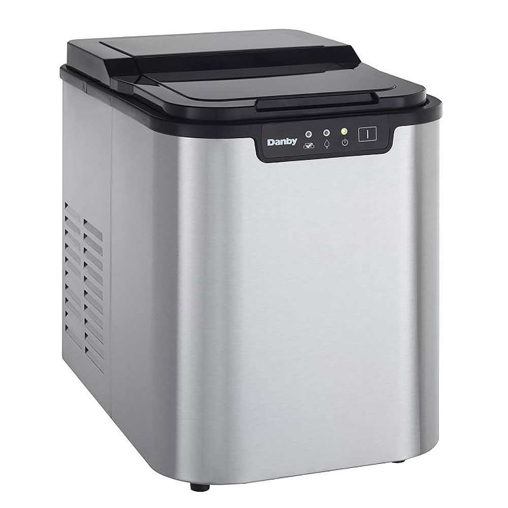 830-DIM2500SSDB Countertop Cube Ice Maker w/ 2 lb Storage - Scoop, 120v