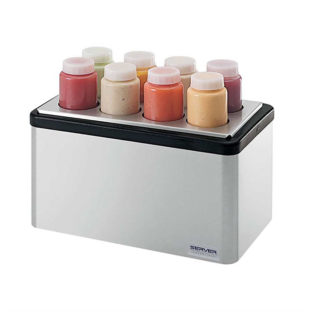 003-87360 Countertop Squeeze Bottle Station, Includes (8) 16 oz FIFO™ Squeeze Bottles