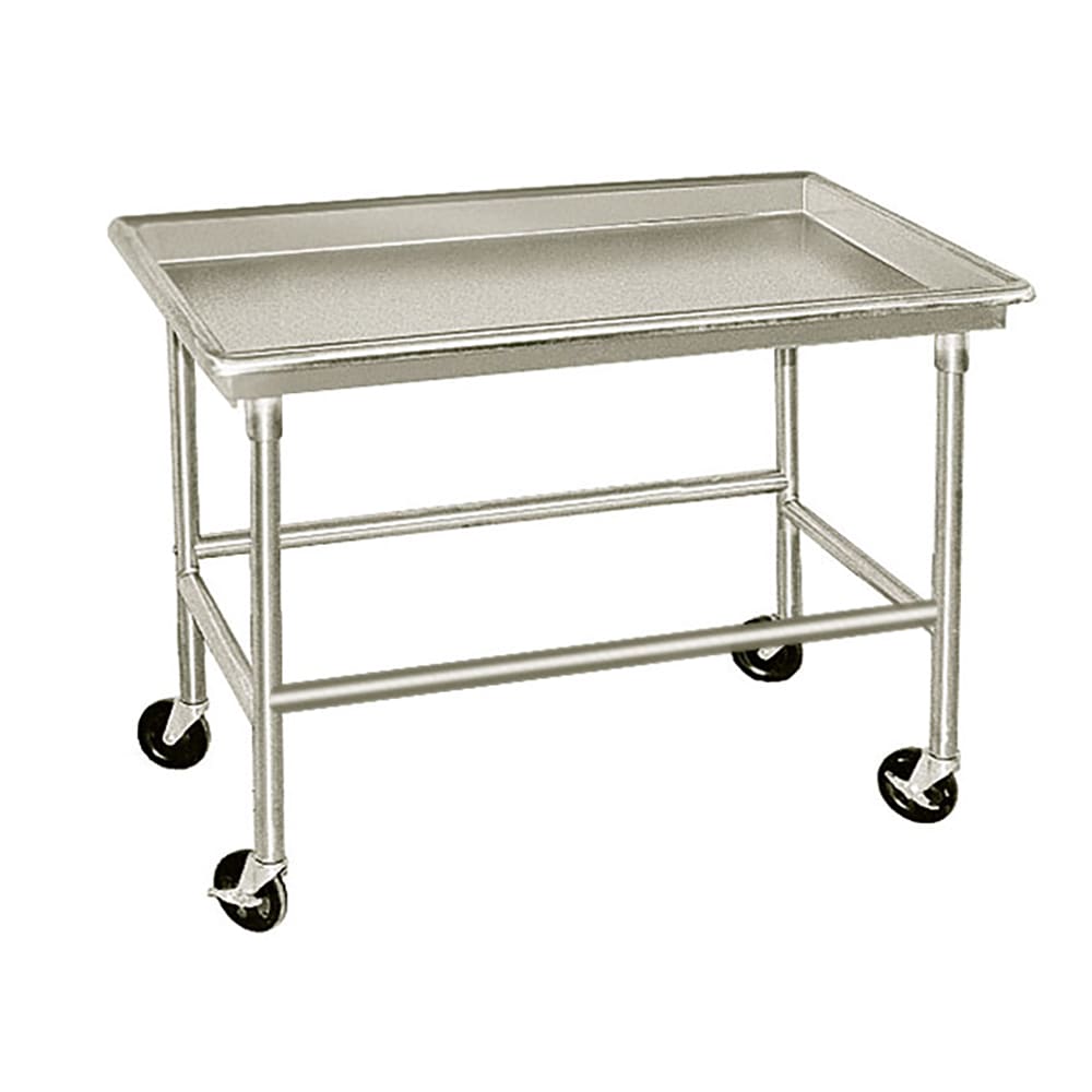 009-SR96 96" Sorting Table - 3" Raised Edge, 30" W, 16 ga 304 Stainless