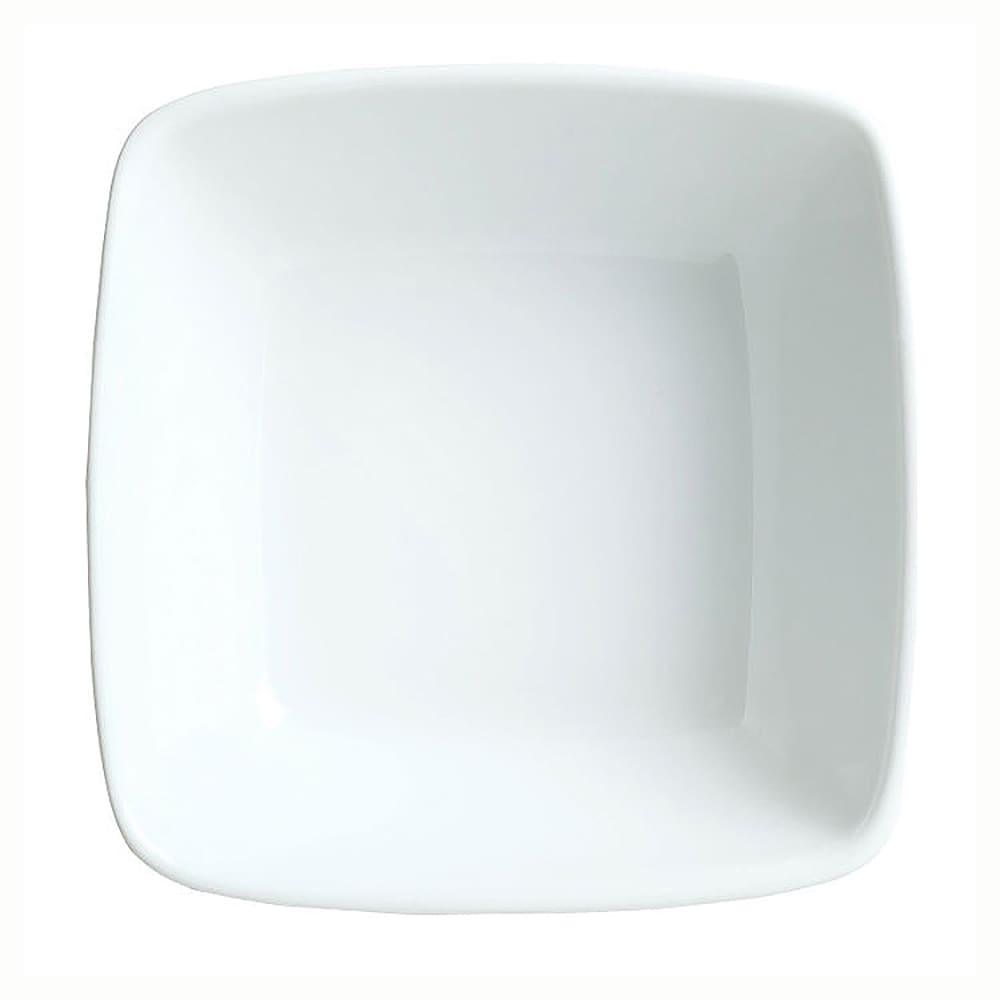 024-911194433 5 oz Square Bowl w/ Reflections Pattern & Shape, Alumawhite Body