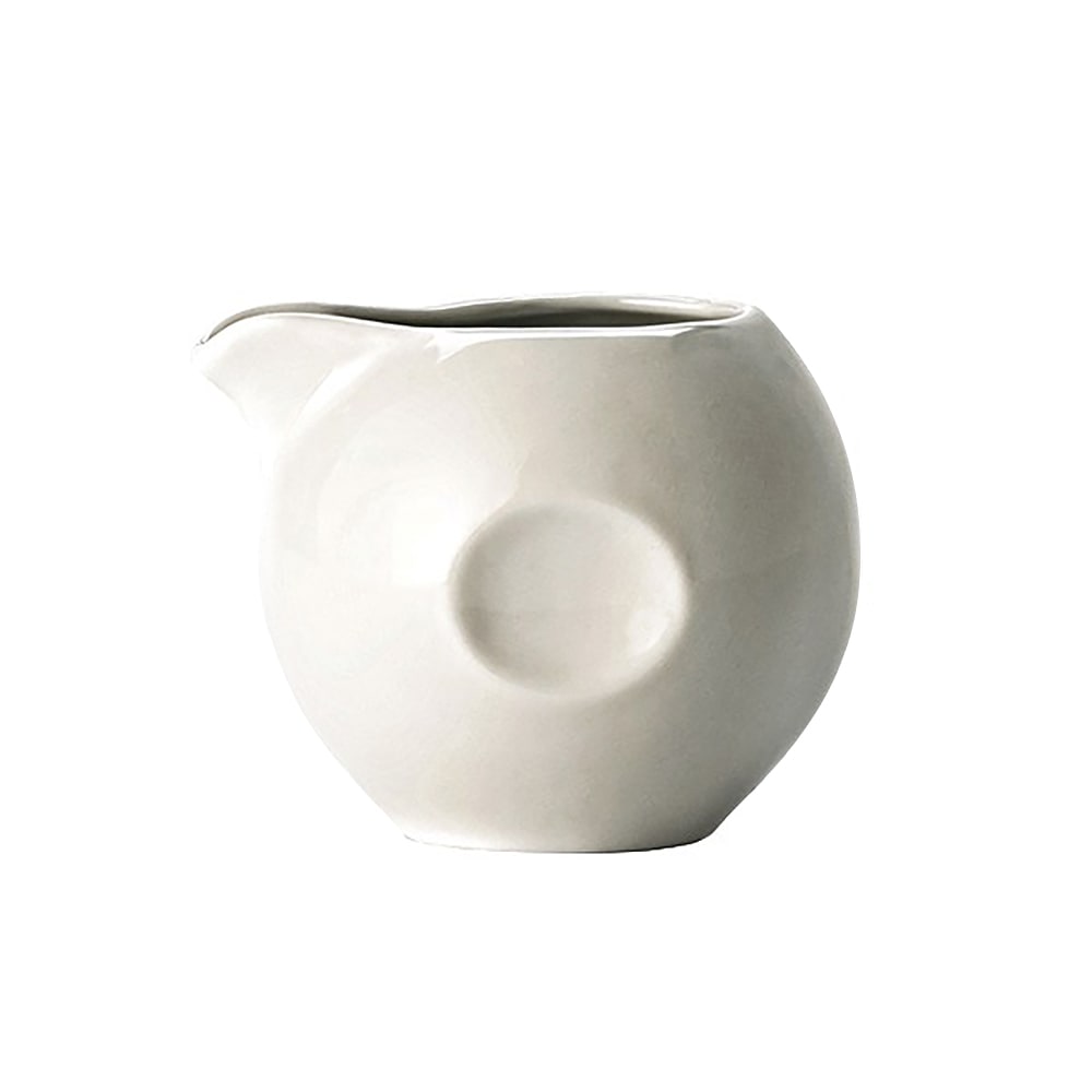 024-999333077 3 1/2 oz Constellation™ Universal Accessories Creamer - Glazed Porcelain, Lunar Whi...