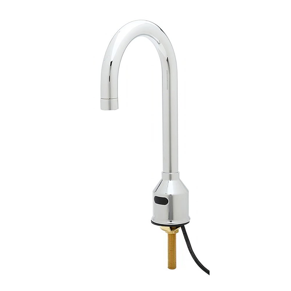 064-5EF1DDG Deck Mount Sensor Faucet - Single Hole, Rigid Gooseneck, 100-240v/1ph