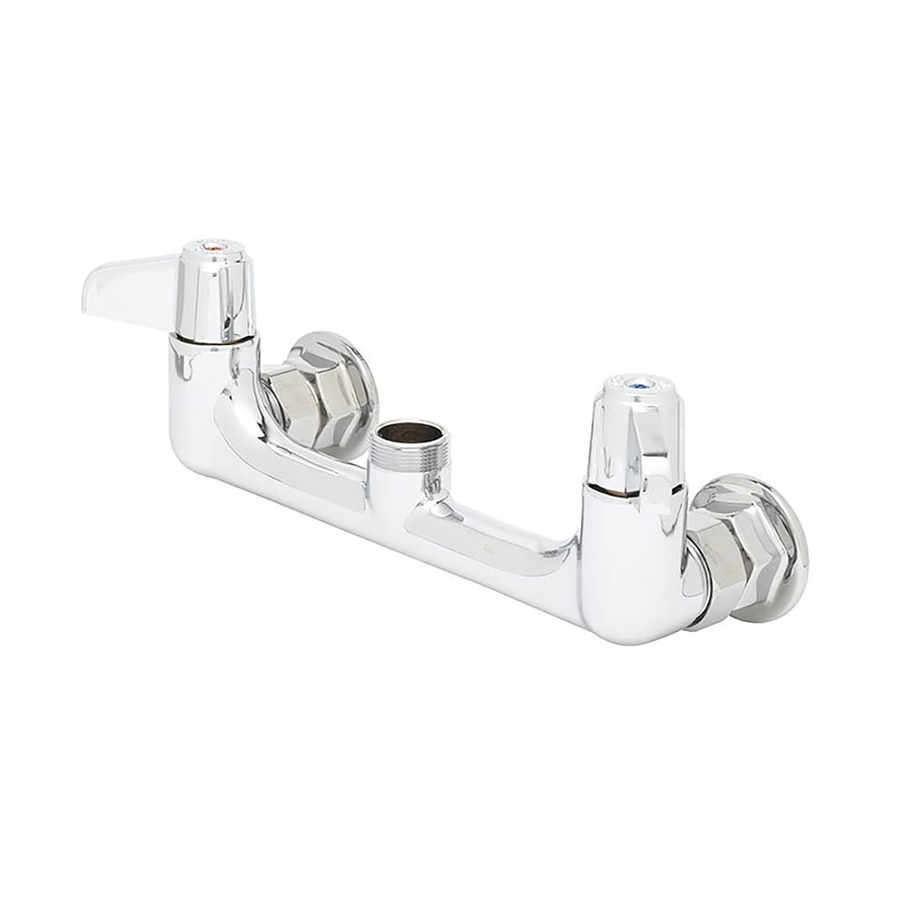 064-5F8WLX00 Faucet, Wall Mount, 8" Centers, Less Nozzle, 2" Flange