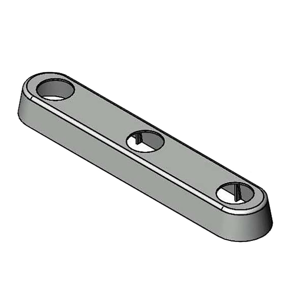 064-01937540 Escutcheon for 8" Workboard Faucets, Polished Chrome Plated