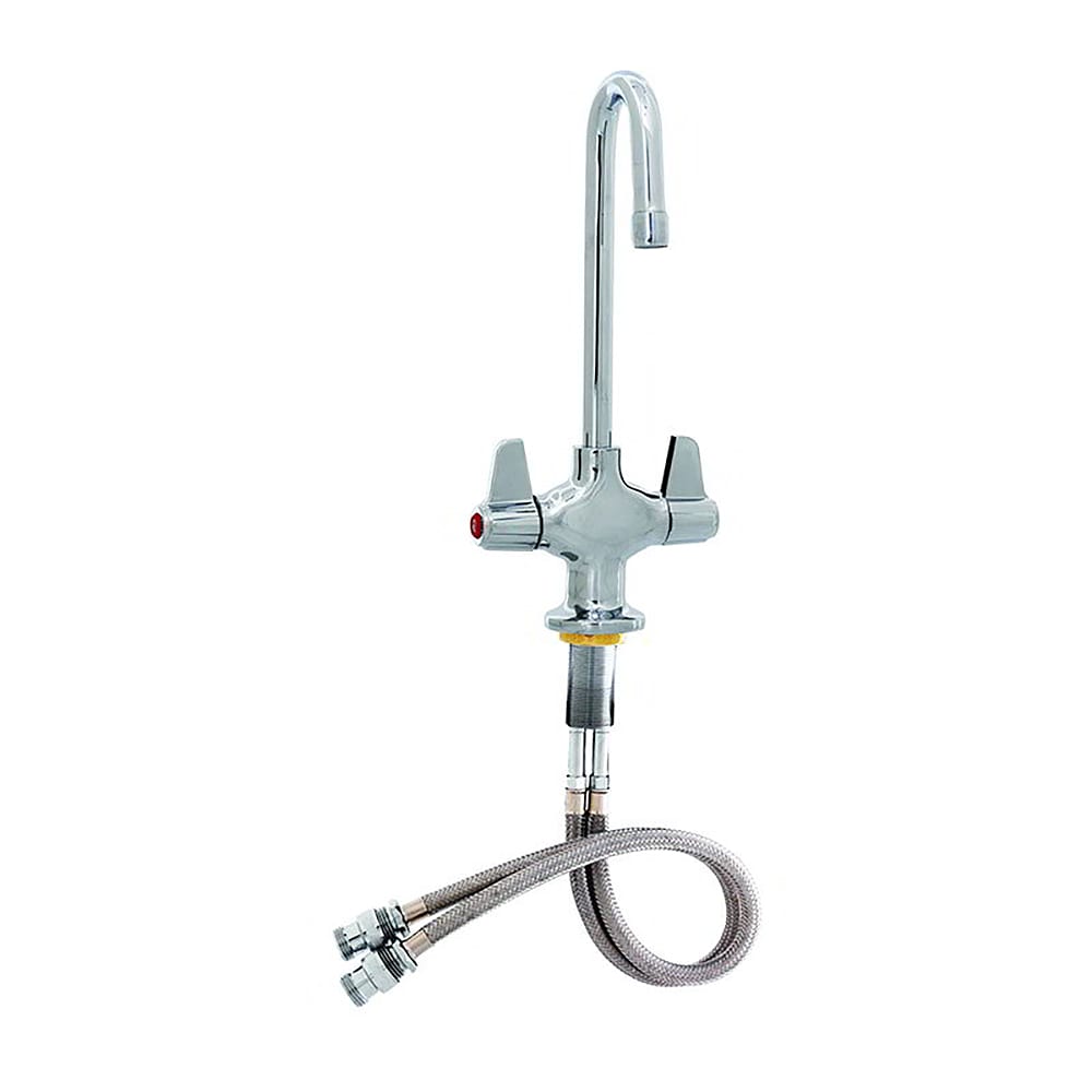 064-5F2SLX03 Deck Mount Faucet - 3" Gooseneck Spout, Single Hole