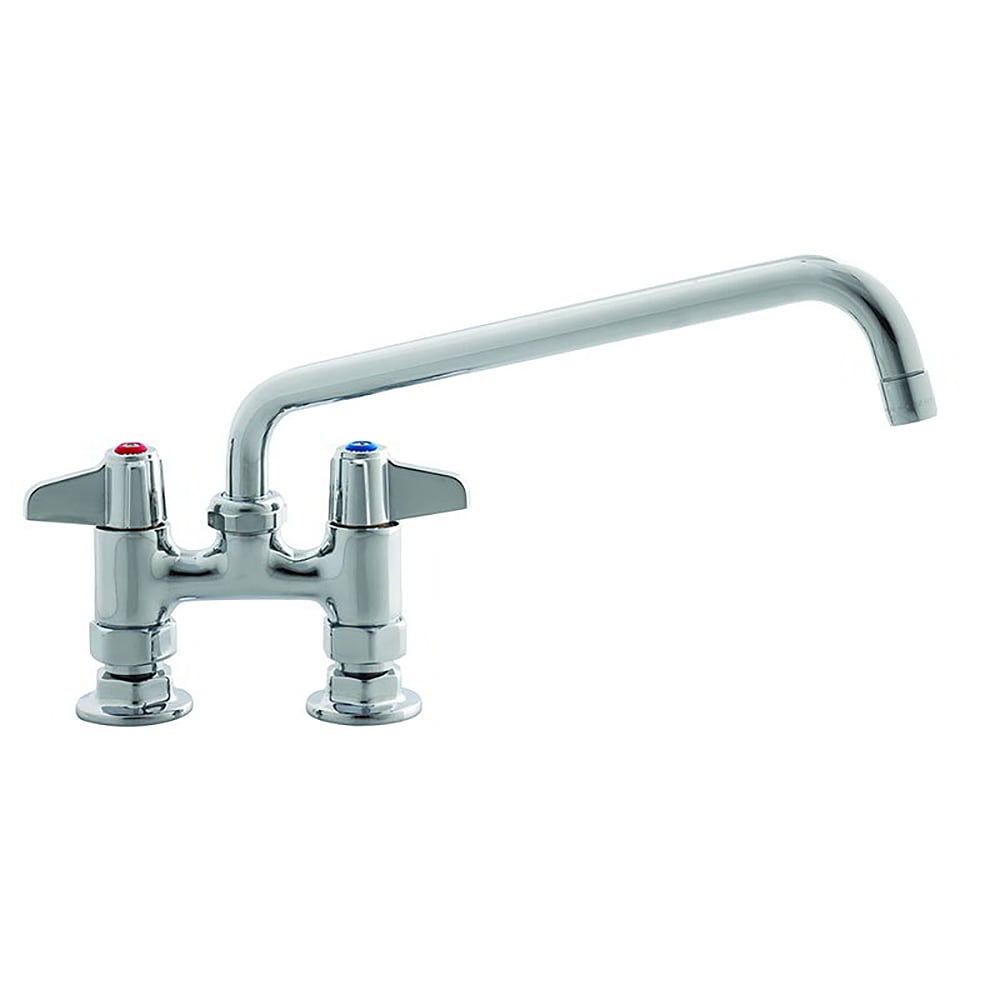 064-5F4DLX12 Deck Mount Faucet w/ 12" Swing Nozzle