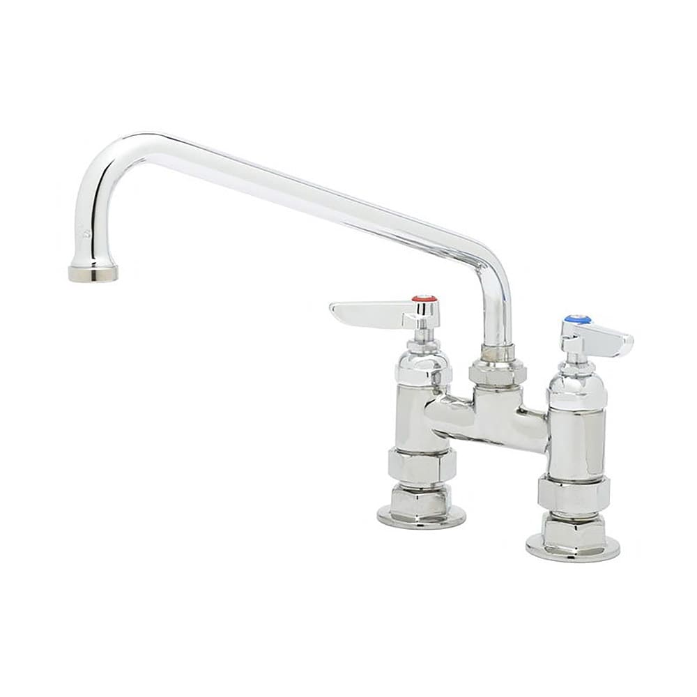 064-B0225CC Deck Mount Mixing Faucet w/ 12" Swing Nozzle