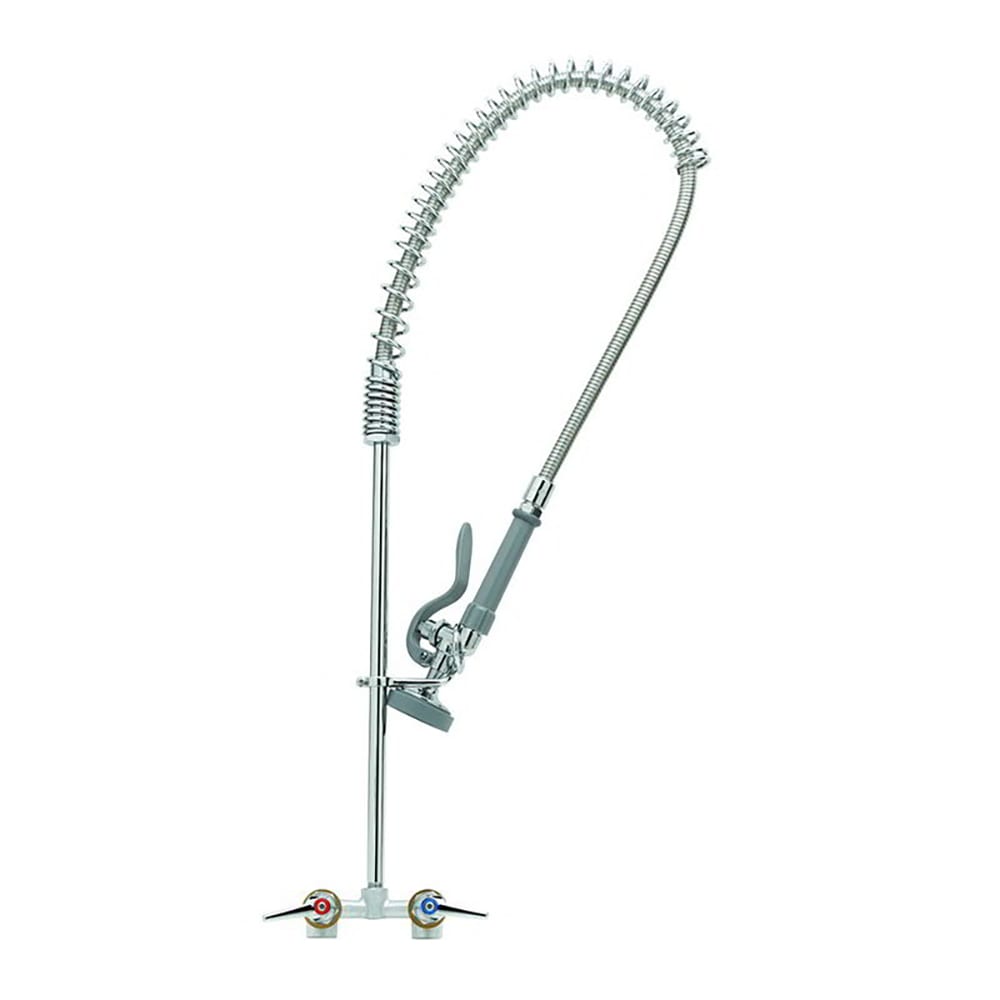 064-B0163 33"H Wall Mount Pre Rinse Faucet - 1 3/20 GPM, Base with Nozzle