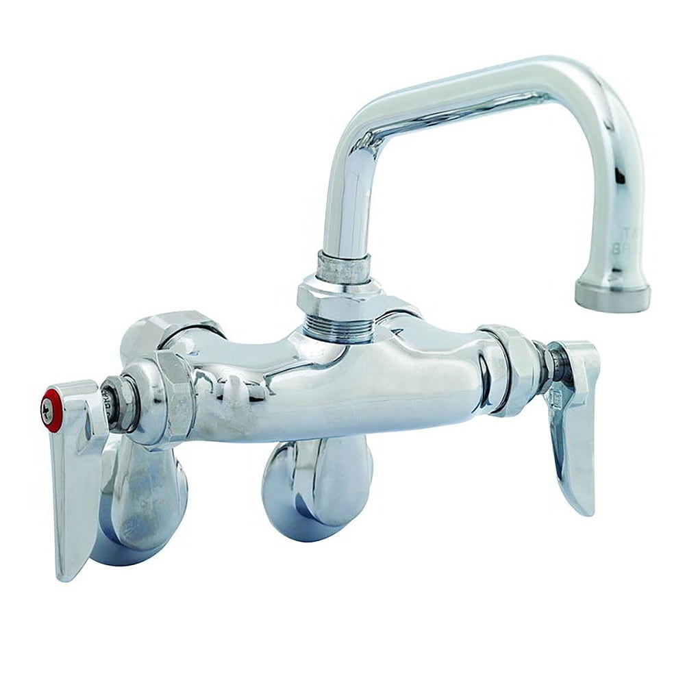 064-B0237 Splash Mount Faucet - 6" Swing Spout, Adjustable Centers