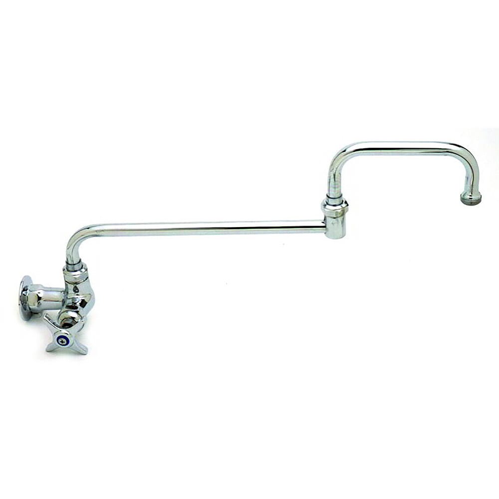 064-B0262 Single Sink Faucet w/ Double Joint Swing Nozzle, 12", Wall
