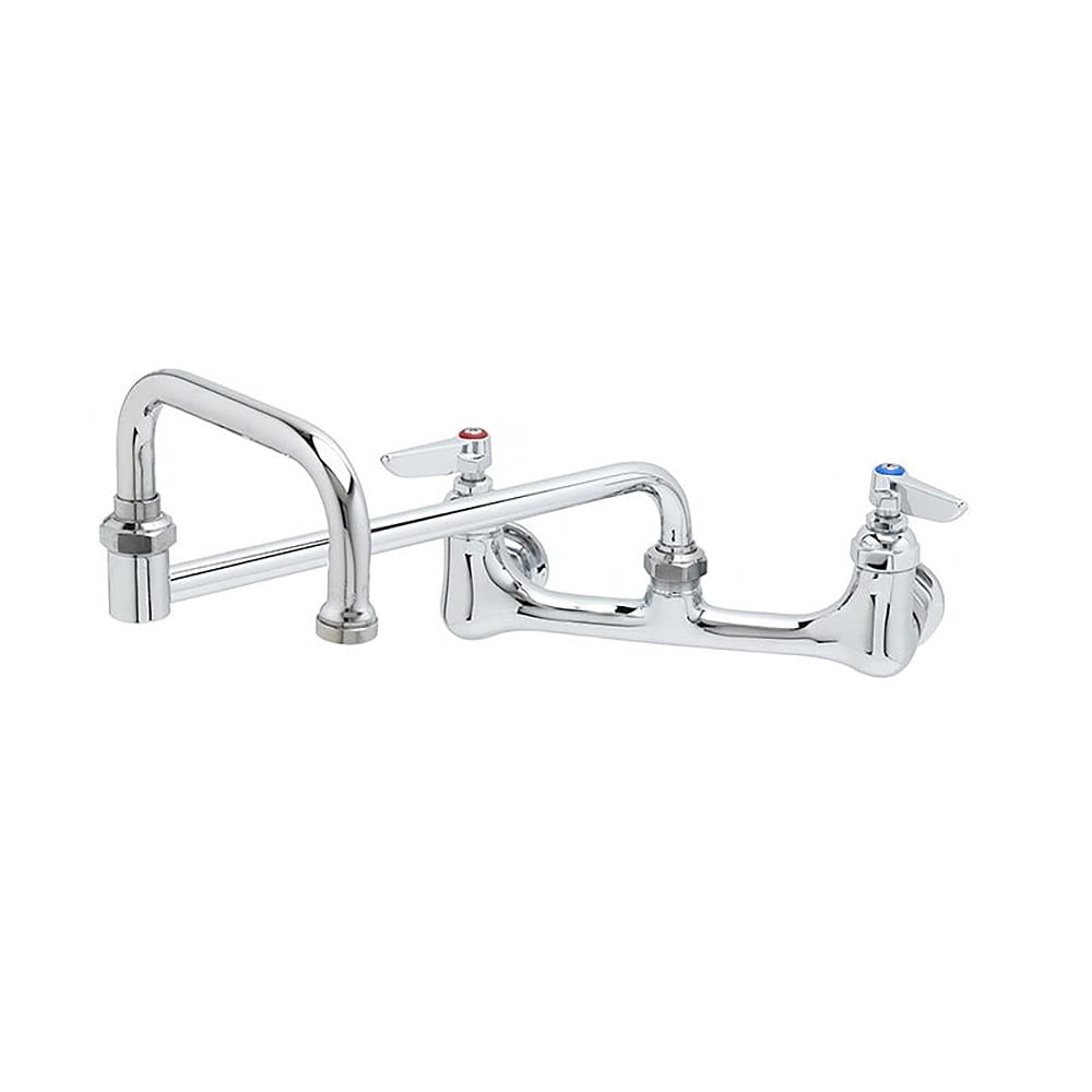 064-B0266 Splash Mount Faucet w/ 15" Double Jointed Swing Nozzle