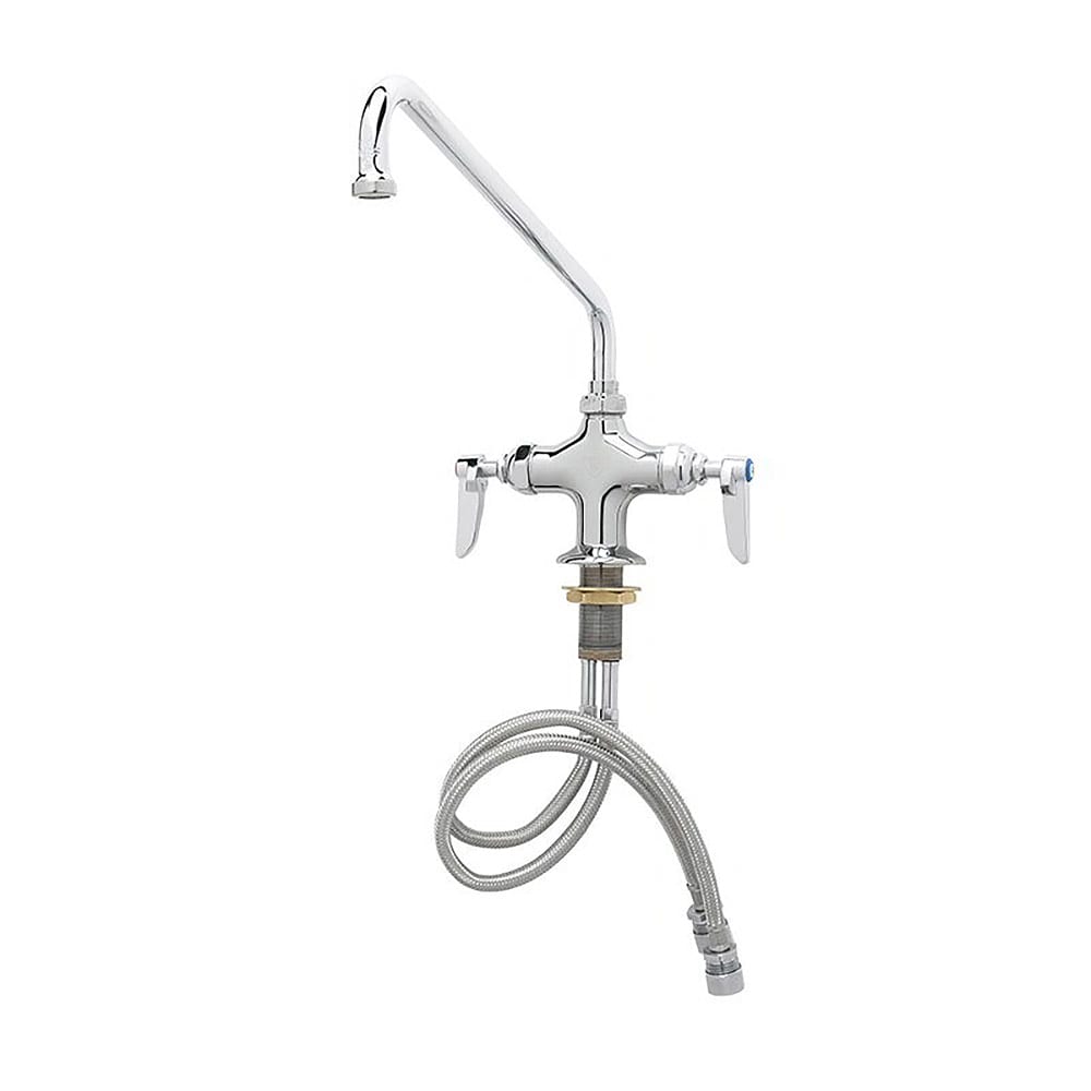 064-B0201 Deck Mount Mixing Faucet w/ 12" Swing Nozzle