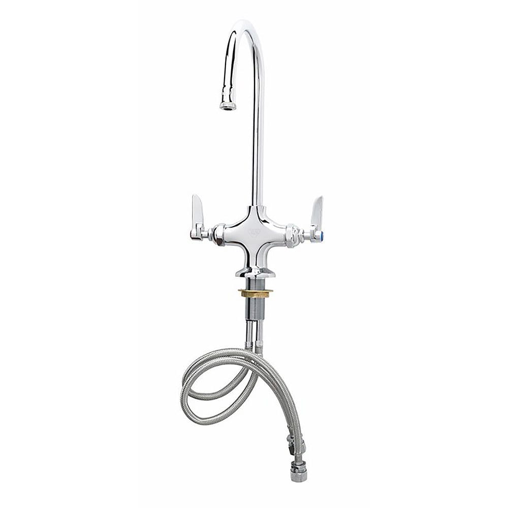 064-B0300CR Deck Mount Pantry Faucet w/ 5 3/4" Gooseneck Nozzle