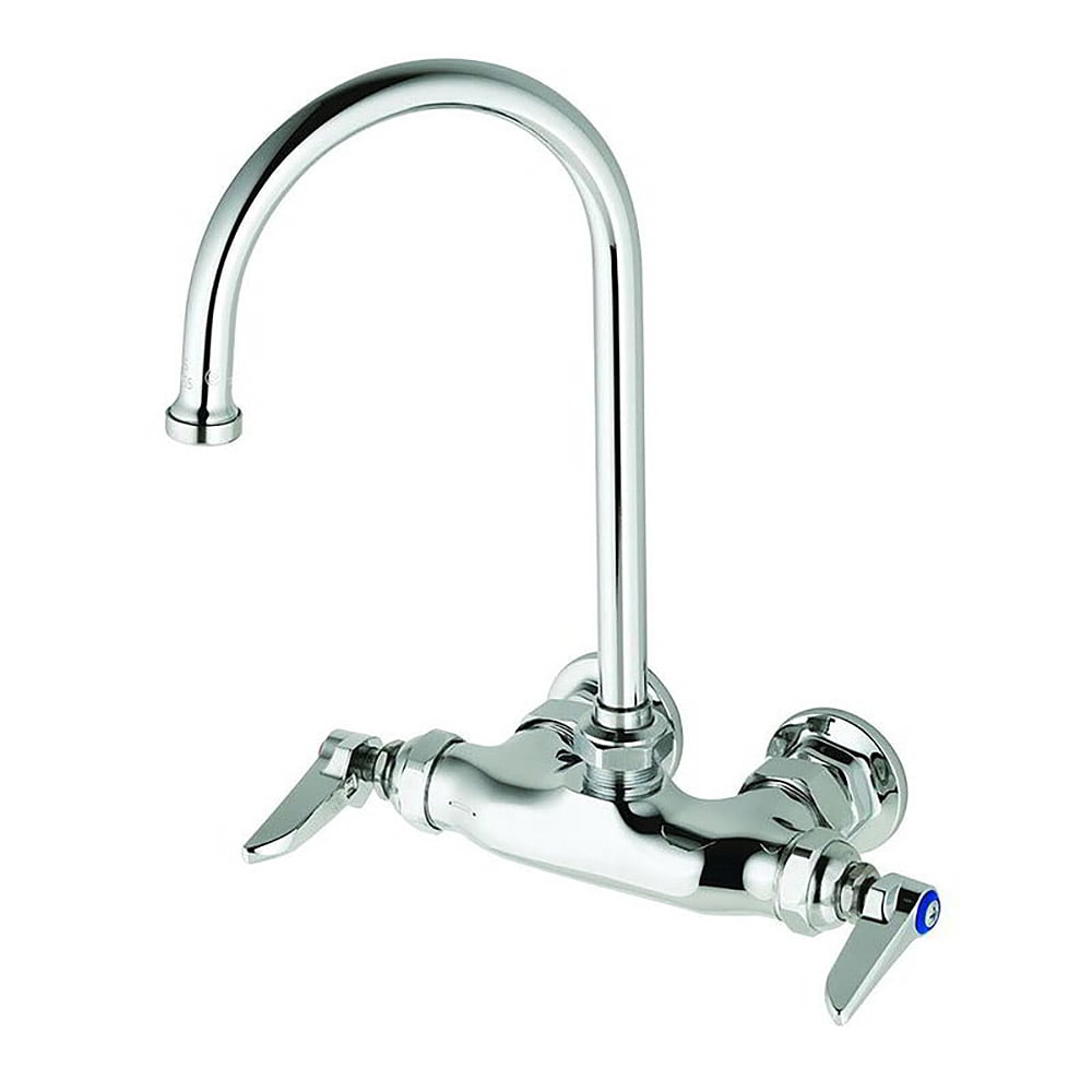 064-B0346 Faucet, Swivel Base, Female Inlets, 3 3/8" Centers, Wall Mount