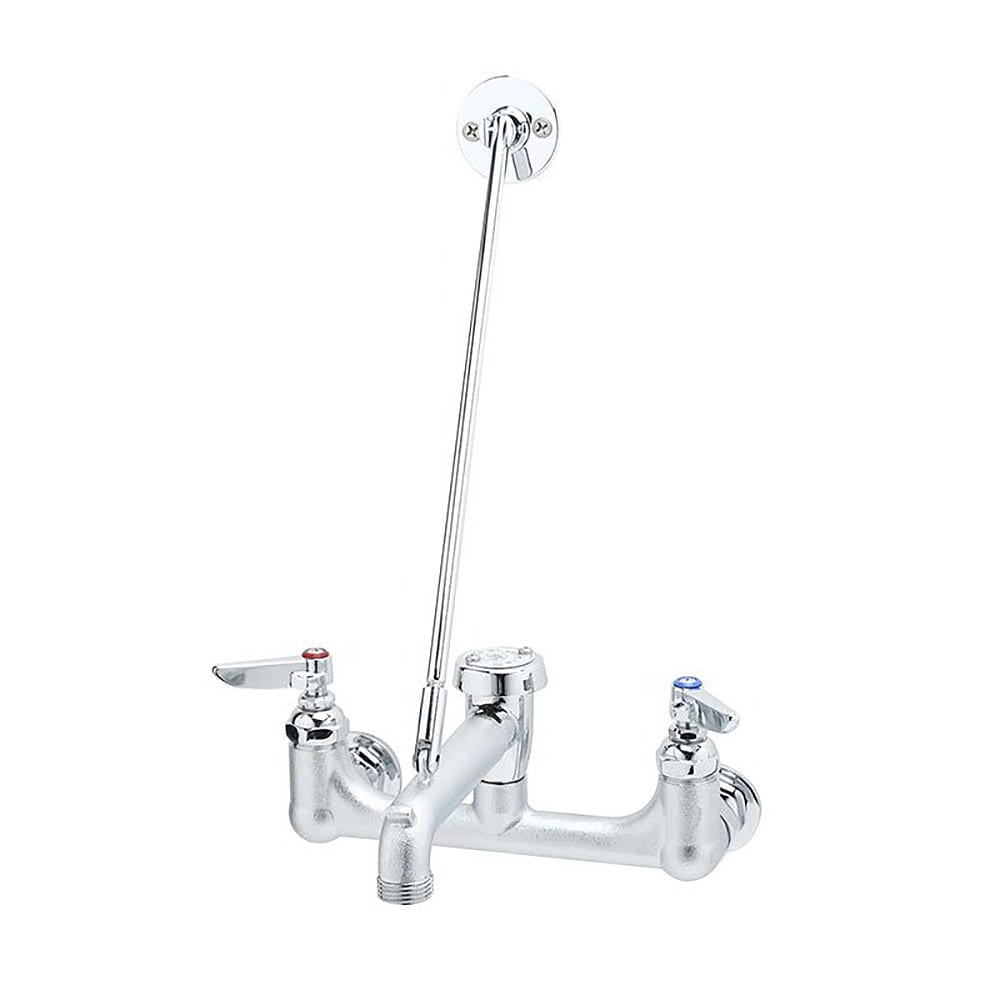 064-B0665RGH Service Sink Faucet, Vacuum Breaker Nozzle, Rough Chrome, No Stops