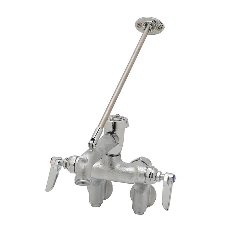 064-B0668RGH Service Sink Faucet w/ Adjustable Brace & Vacuum Breaker, Rough