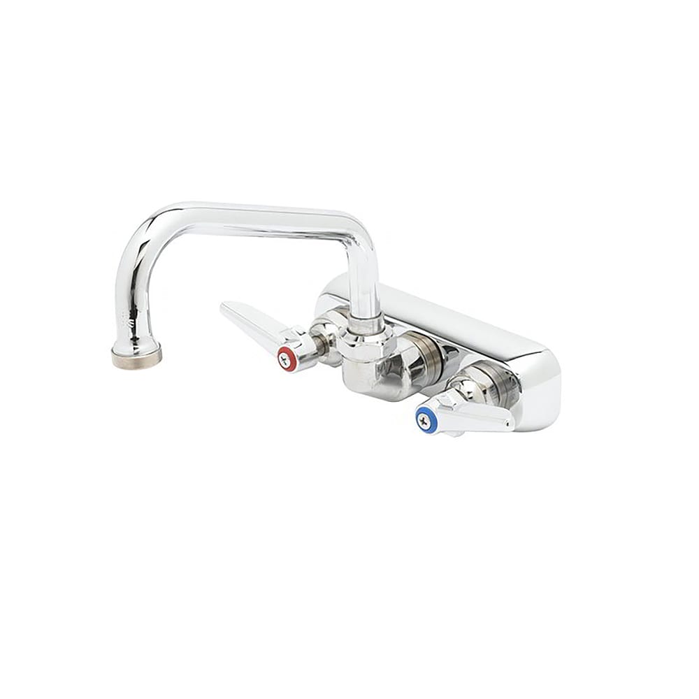 064-B1105 Splash Mount Faucet - 6" Swing Spout, 3 1/2" Centers