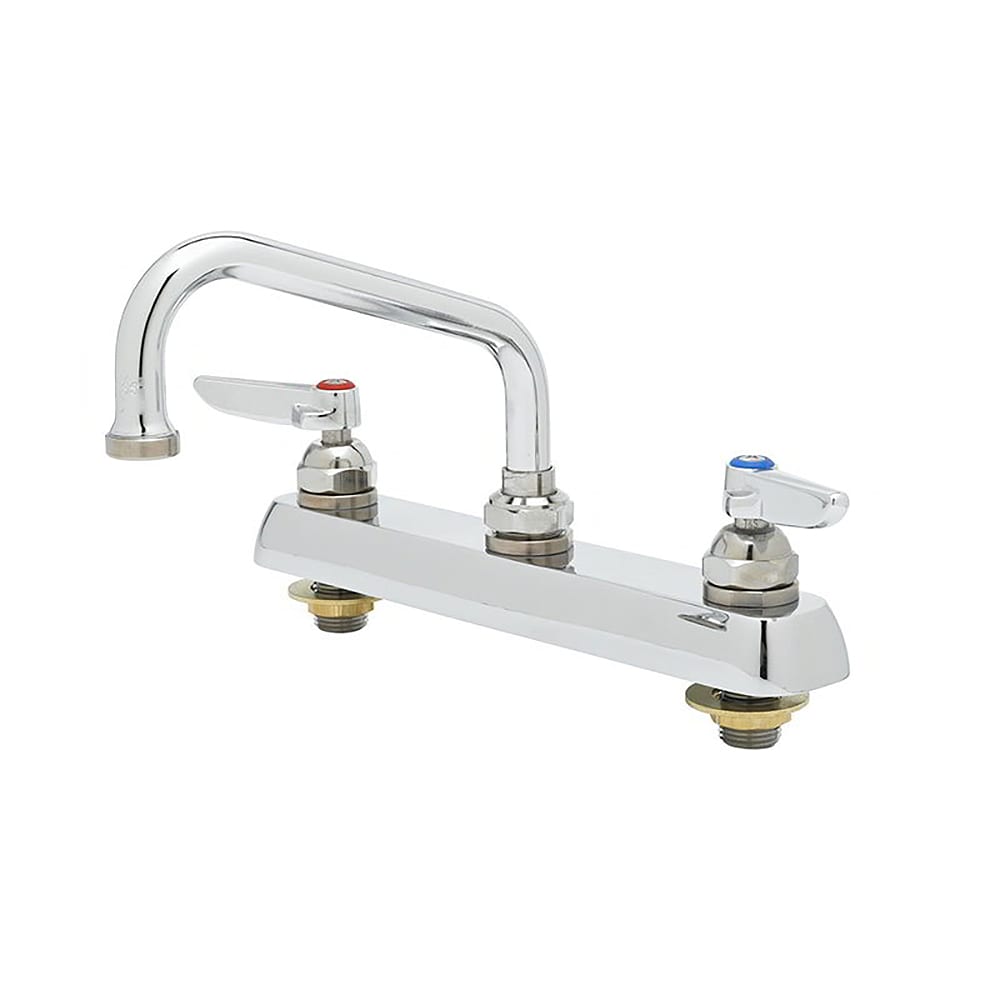 064-B1120 Deck Mount Faucet - 6" Swing Spout, 8" Centers