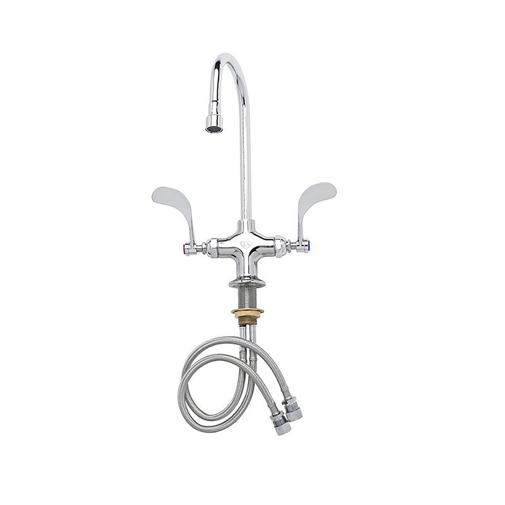 064-B0300WH4 Deck Mount Pantry Faucet w/ 5 9/16" Gooseneck Nozzle
