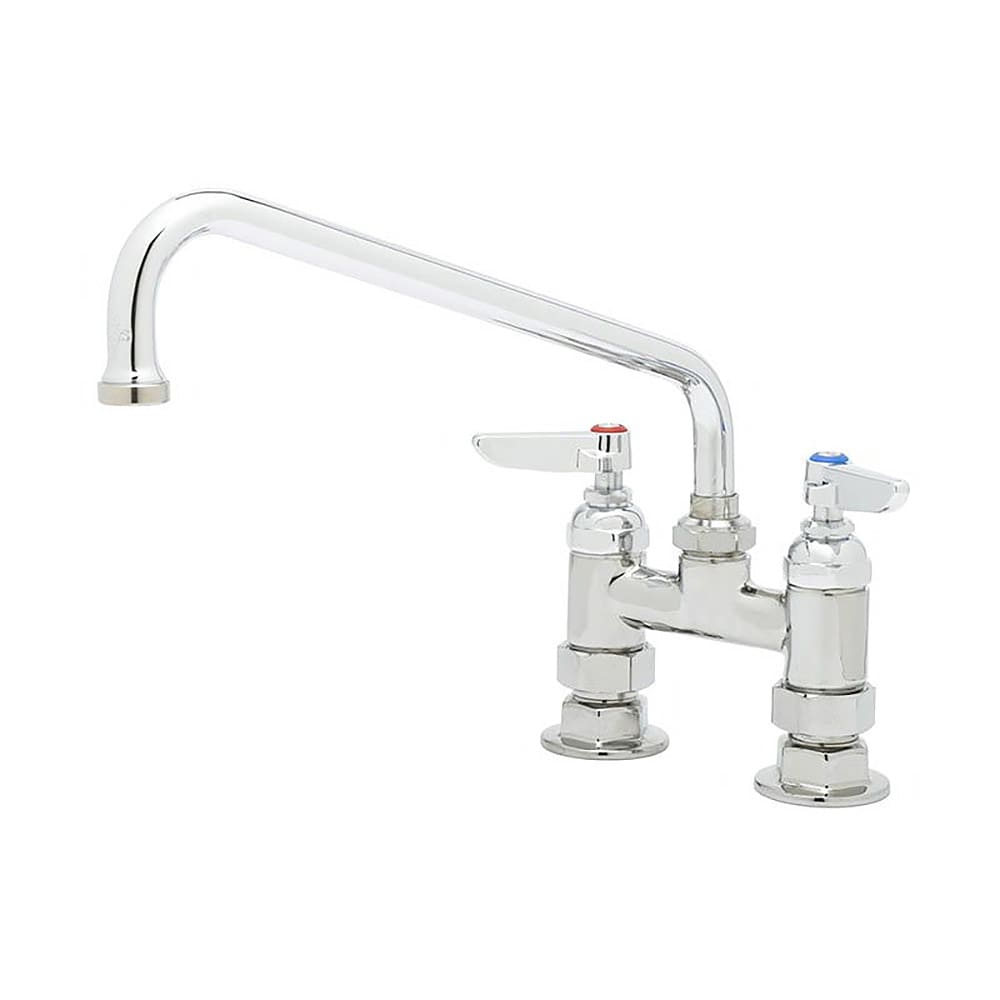 064-B0226 Deck Mount Faucet - 10" Swing Spout, 4" Centers
