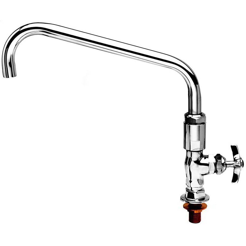 064-B0296 Deck Mount Pot Filler Sink Faucet w/ 12" Swing Nozzle