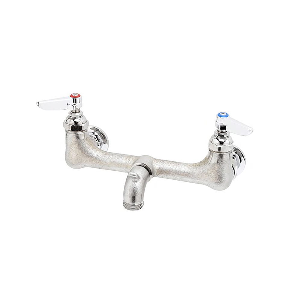 064-B0673RGH Service Sink Faucet w/ 8" Centers, Polished Rough