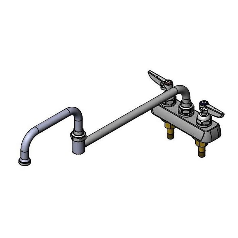 064-B1130 Deck Mount Faucet w/ 18" Double Jointed Swing Nozzle