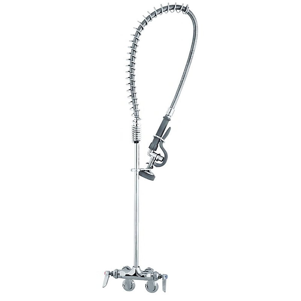 064-B2261 40 1/2"H Wall Mount Pre Rinse Faucet - 1 3/20 GPM, Base with Nozzle