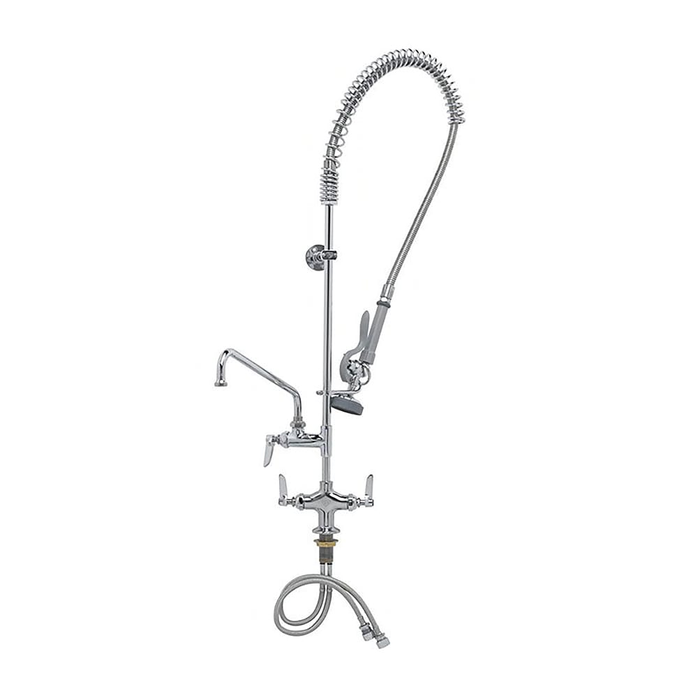 064-B2338CR 40 1/4"H Deck Mount Pre Rinse Faucet - 1 3/20 GPM, Base with Nozzle