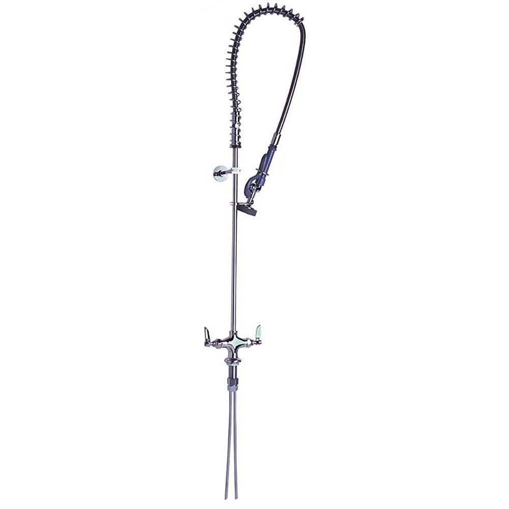 064-B2349 42"H Deck Mount Pre Rinse Faucet - 1.15 GPM, Base with Nozzle